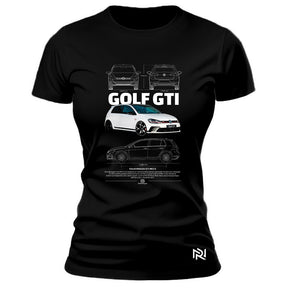 Camiseta Feminina Baby Look Golf GTI