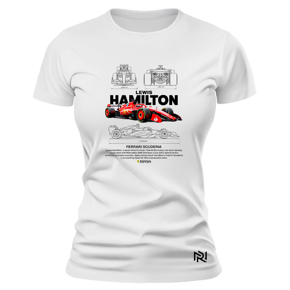 Camiseta Feminina Baby Look Hamilton