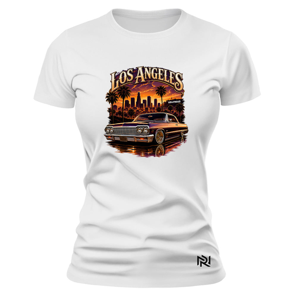 Camiseta Feminina Baby Look Hollywood