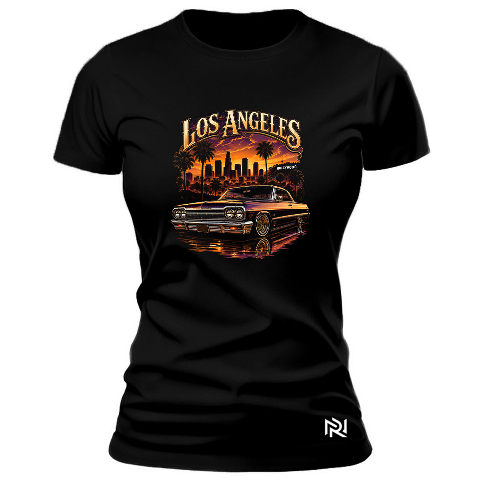 Camiseta Feminina Baby Look Hollywood
