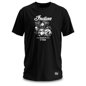 Camiseta Masculina Ind V-Twin
