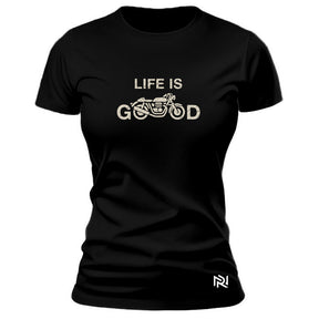 Camiseta Feminina Baby Look Life Is Good