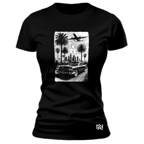 Camiseta Feminina Baby Look Los Angeles