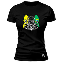 Camiseta Feminina Baby Look Moto Brasil