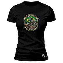 Camiseta Feminina Baby Look Motocross Brasil