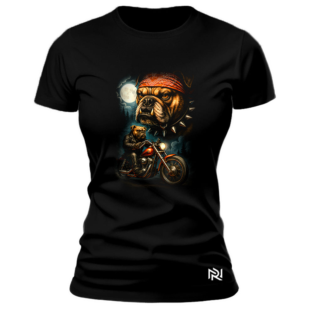 Camiseta Feminina Baby Look Motor Dog