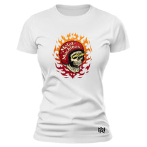 Camiseta Feminina Baby Look Metal Machines