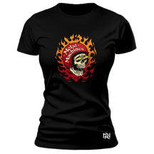 Camiseta Feminina Baby Look Metal Machines