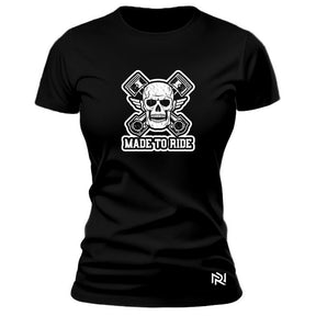 Camiseta Feminina Baby Look Made To Ride