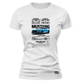 Camiseta Feminina Baby Look Mustang