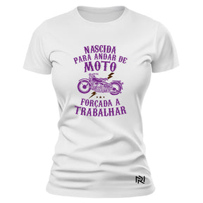 Camiseta Feminina Baby Look Nascida Para Andar