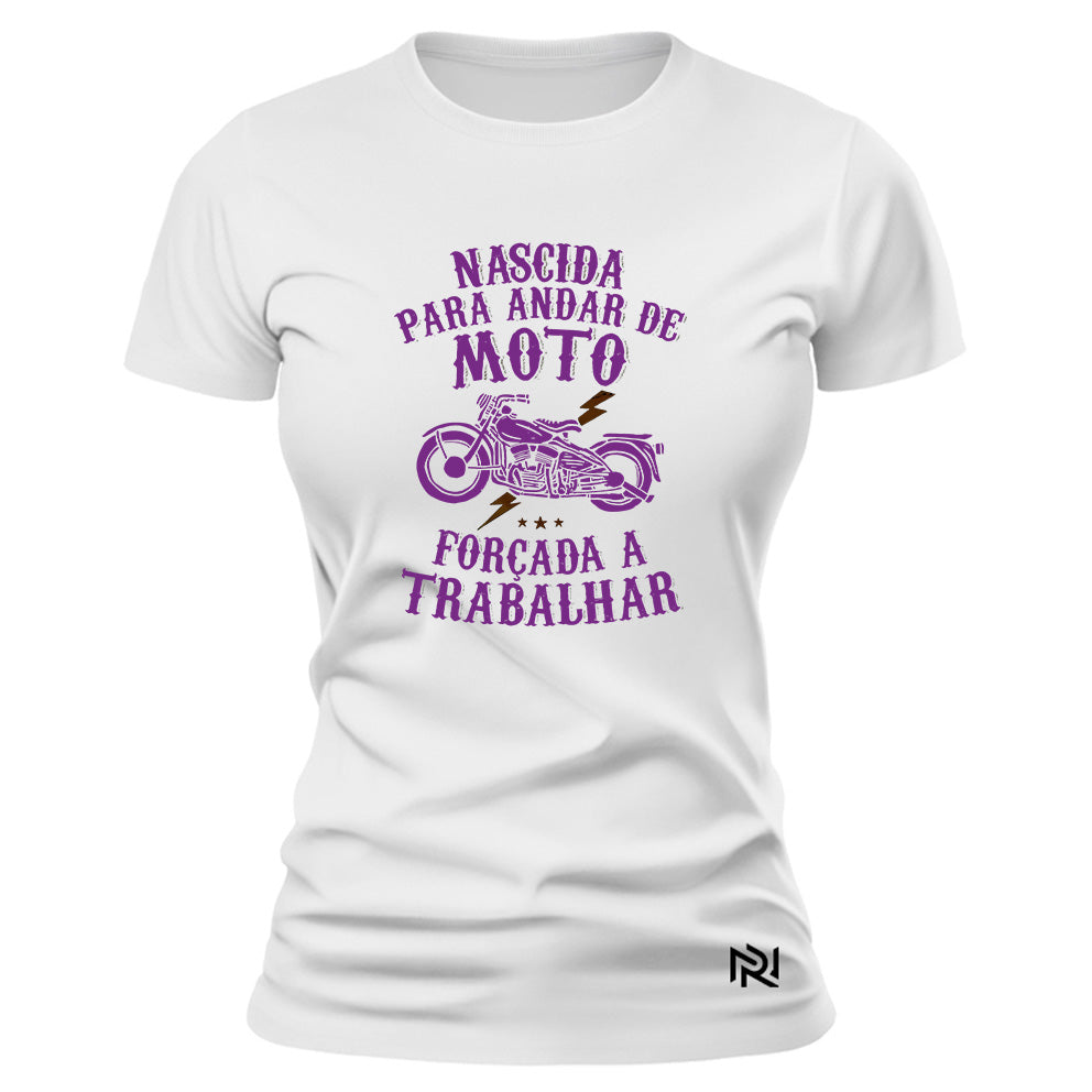 Camiseta Feminina Baby Look Nascida Para Andar