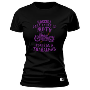 Camiseta Feminina Baby Look Nascida Para Andar