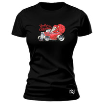 Camiseta Feminina Baby Look Noel Hotrod