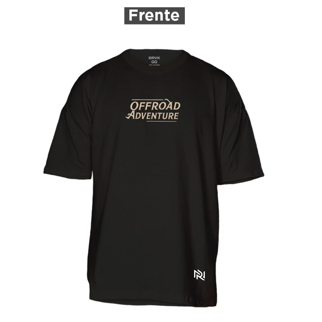 Camiseta Oversized Offroad Adventure, frente