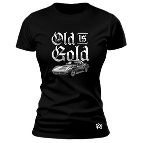 Camiseta Feminina Baby Look Old Is Gold