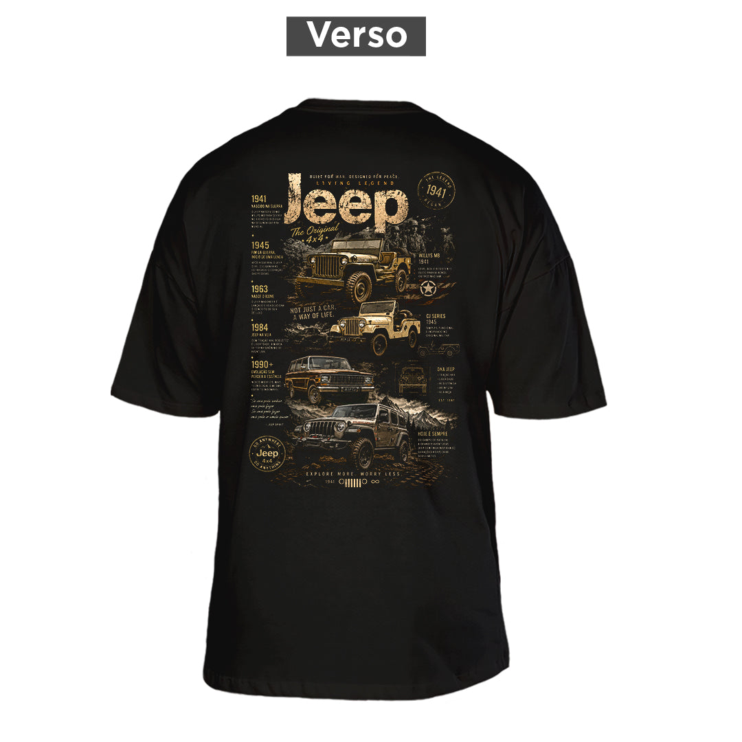 Camiseta Oversized Original 4x4, costas: estampa principal