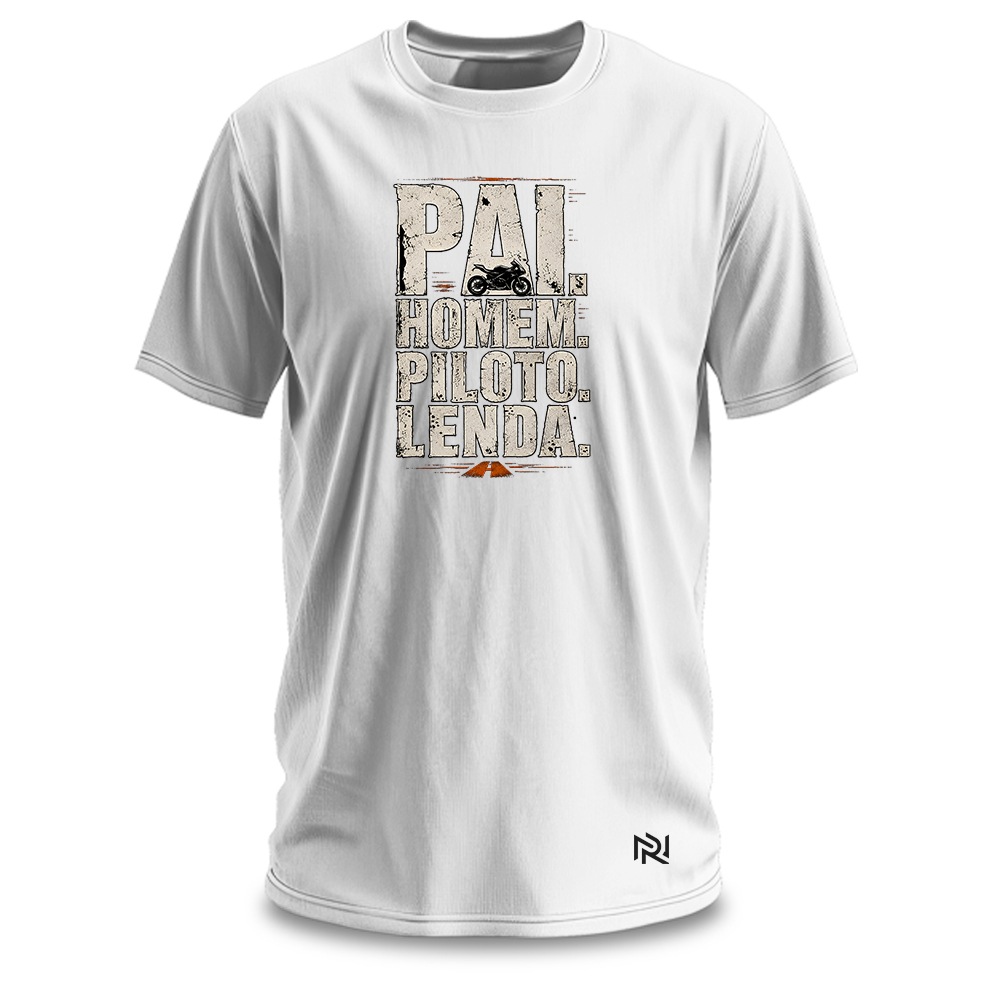 Camiseta Masculina Pai Piloto Lenda