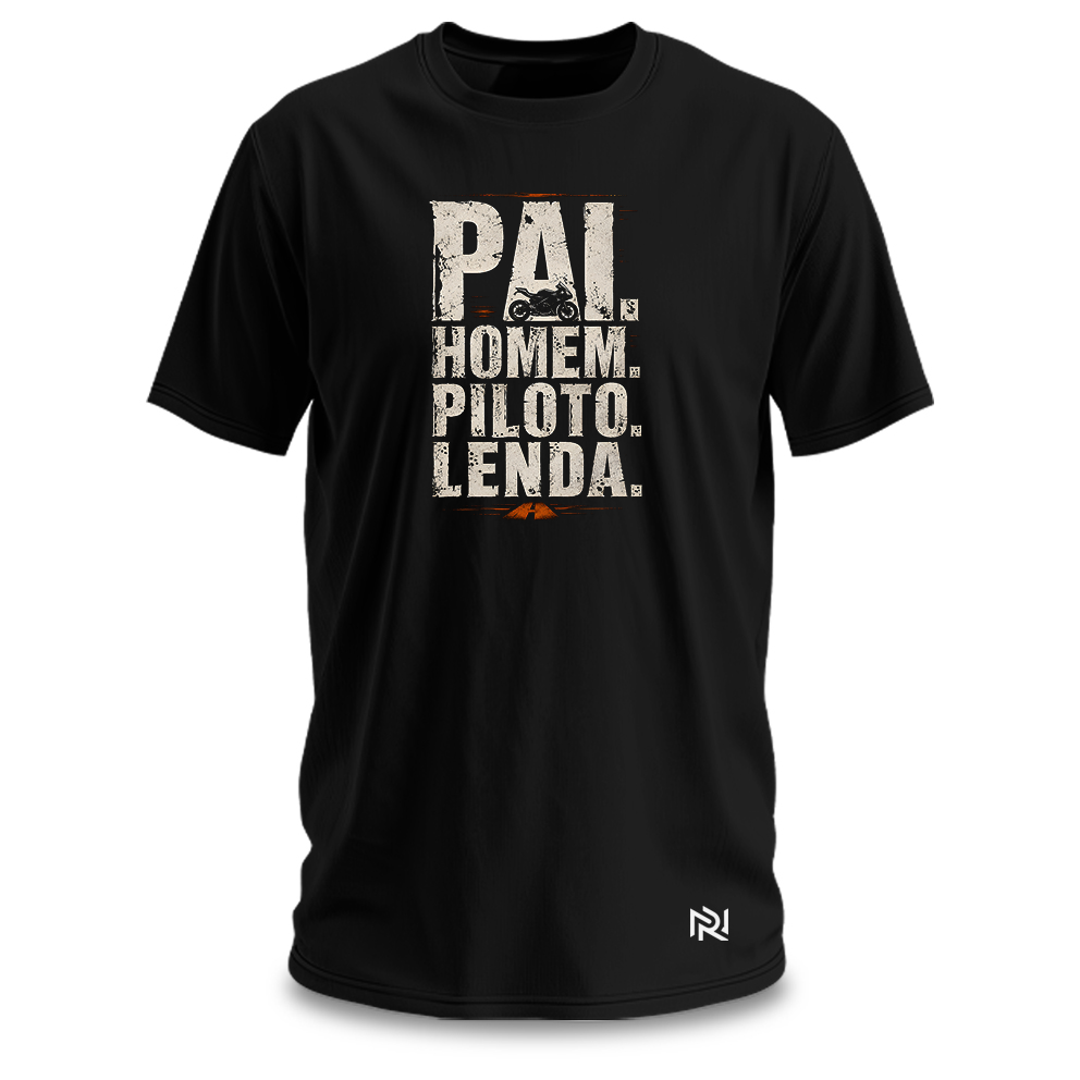 Camiseta Masculina Pai Piloto Lenda