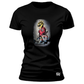 Camiseta Feminina Baby Look Piloto F1