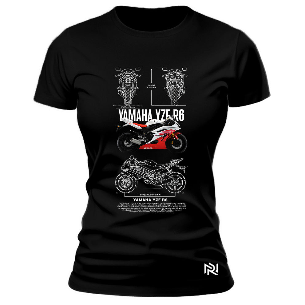 Camiseta Feminina Baby Look R6