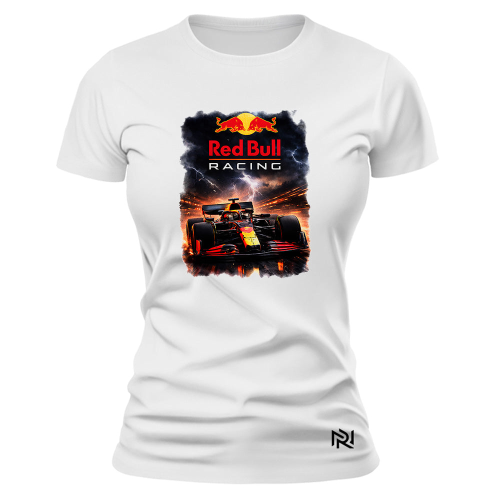 Camiseta Feminina Baby Look Red Bull Racing