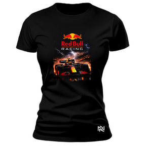 Camiseta Feminina Baby Look Red Bull Racing