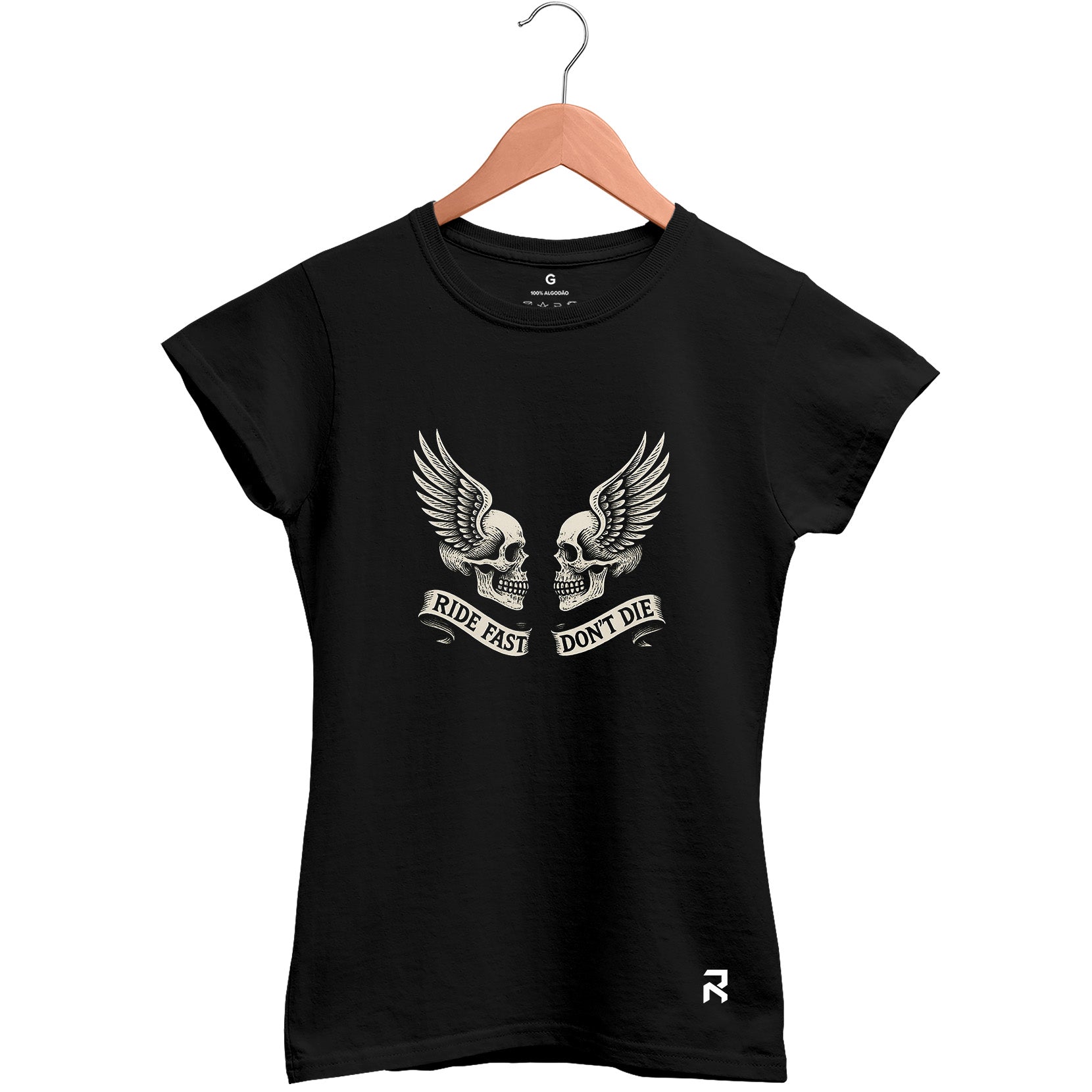 Camiseta Feminina Baby Look Ride Fast