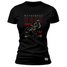 Camiseta Feminina Baby Look Race Motocross