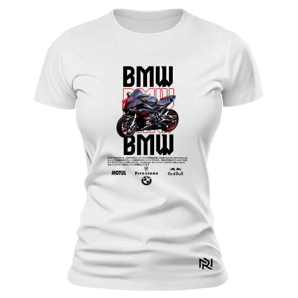 Camiseta Feminina Baby Look RR BMW