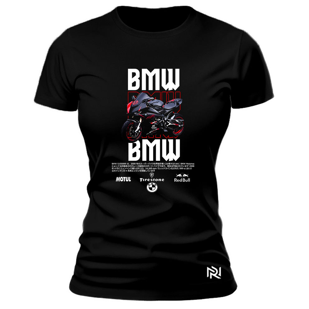Camiseta Feminina Baby Look RR BMW