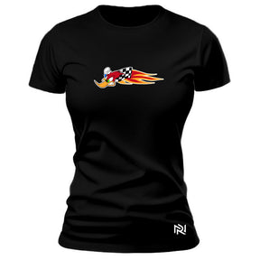 Camiseta Feminina Baby Look Racing Bird