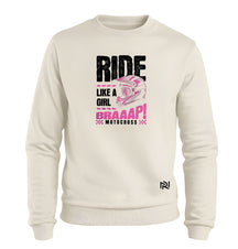 Moletom Felpado Ride Like a Girl