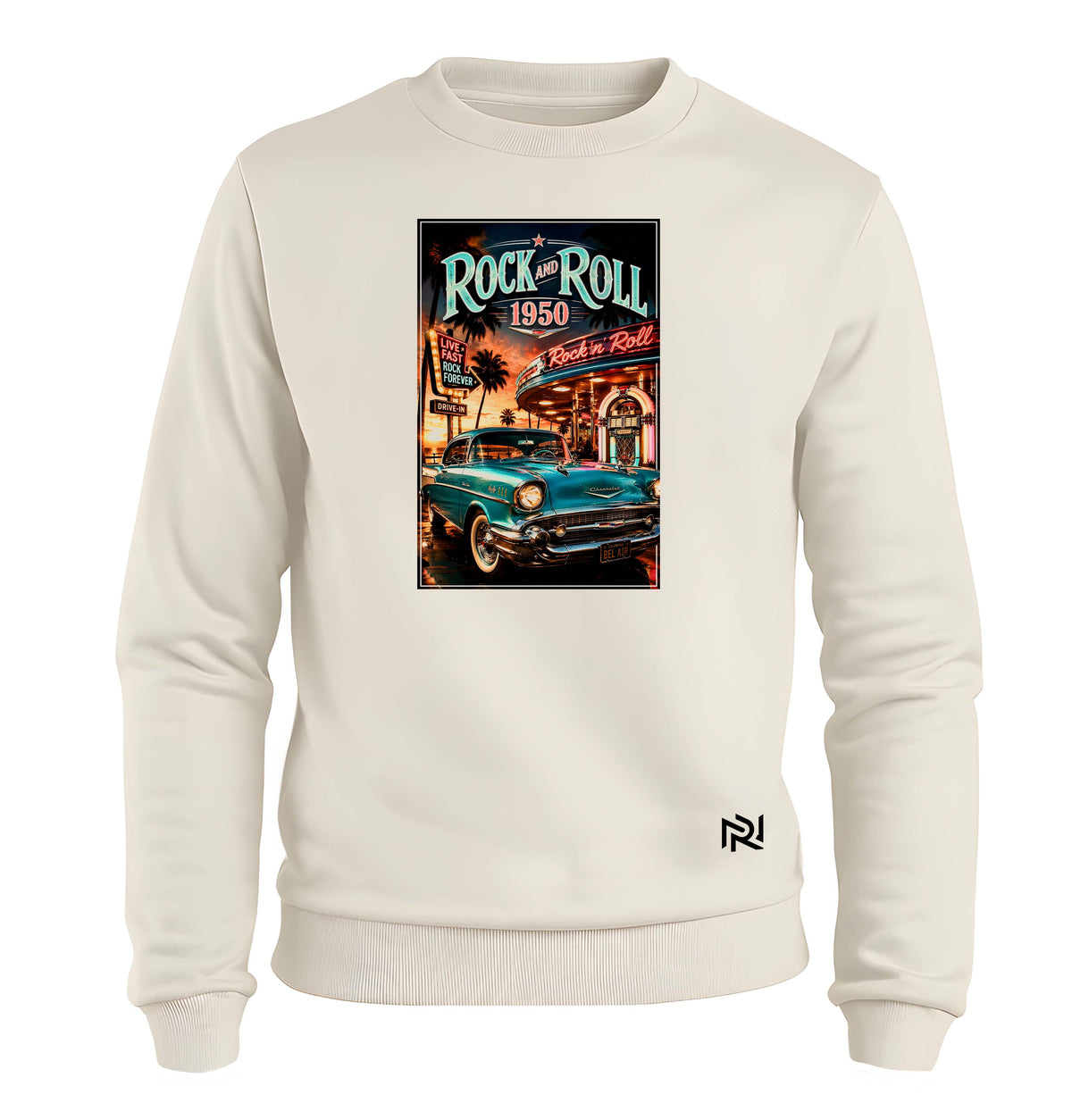 Moletom Felpado Rock 1950