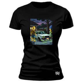 Camiseta Feminina Baby Look Simpsons MK1