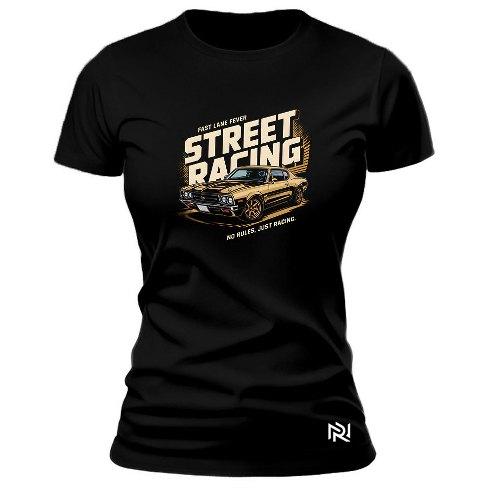 Camiseta Feminina Baby Look Street Racing
