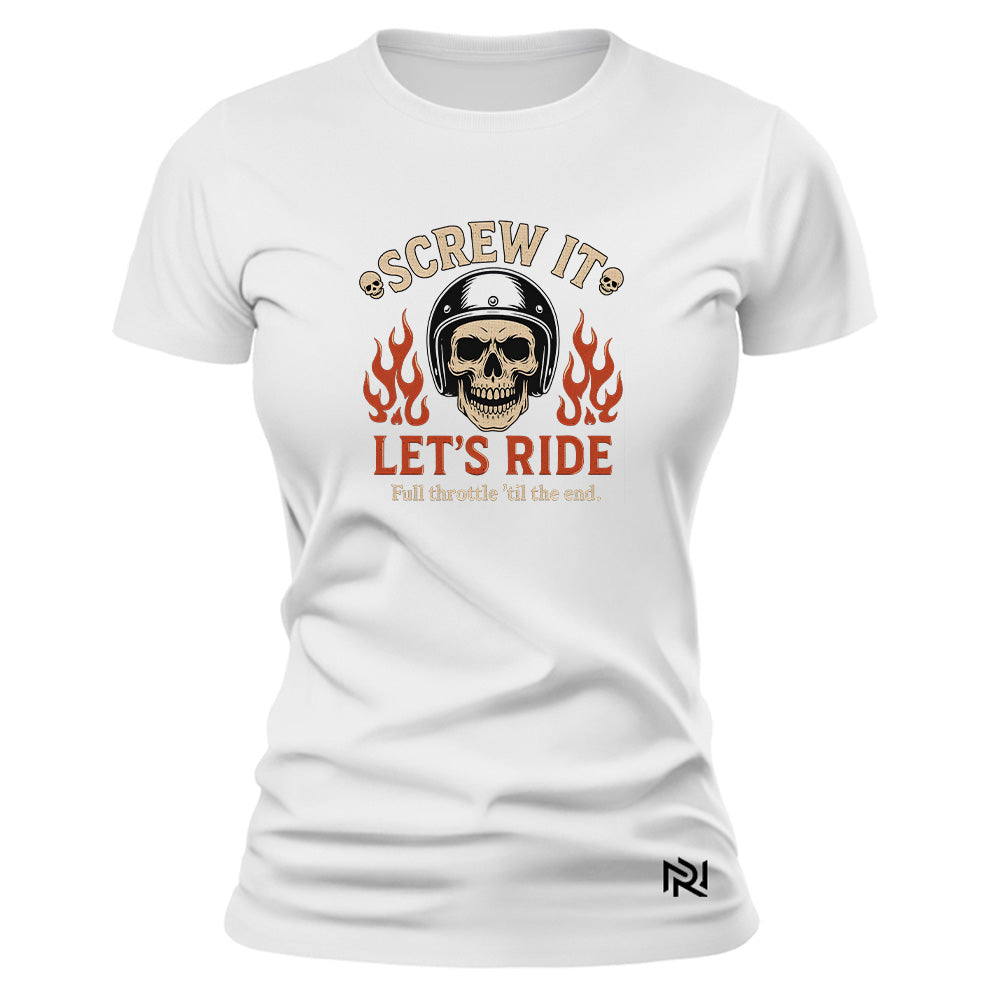 Camiseta Feminina Baby Look Screw It