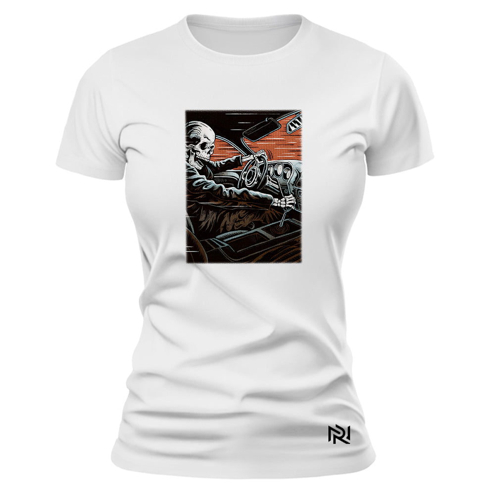 Camiseta Feminina Baby Look Skeleton