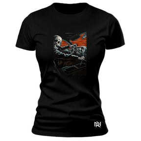 Camiseta Feminina Baby Look Skeleton