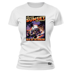 Camiseta Feminina Baby Look Sunset