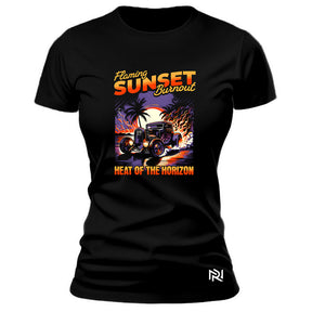 Camiseta Feminina Baby Look Sunset