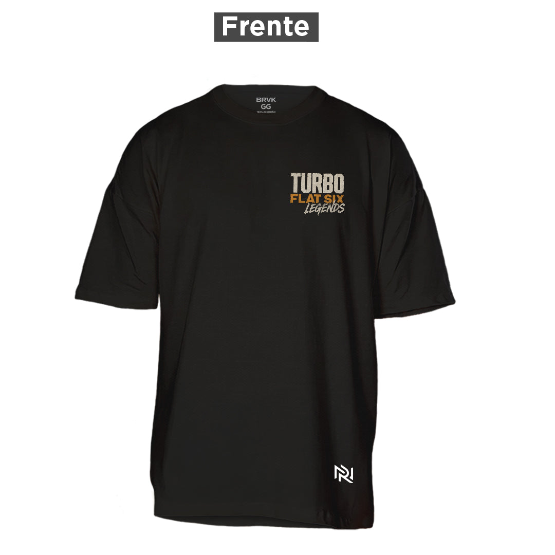 Camiseta Oversized Turbo Flat, frente