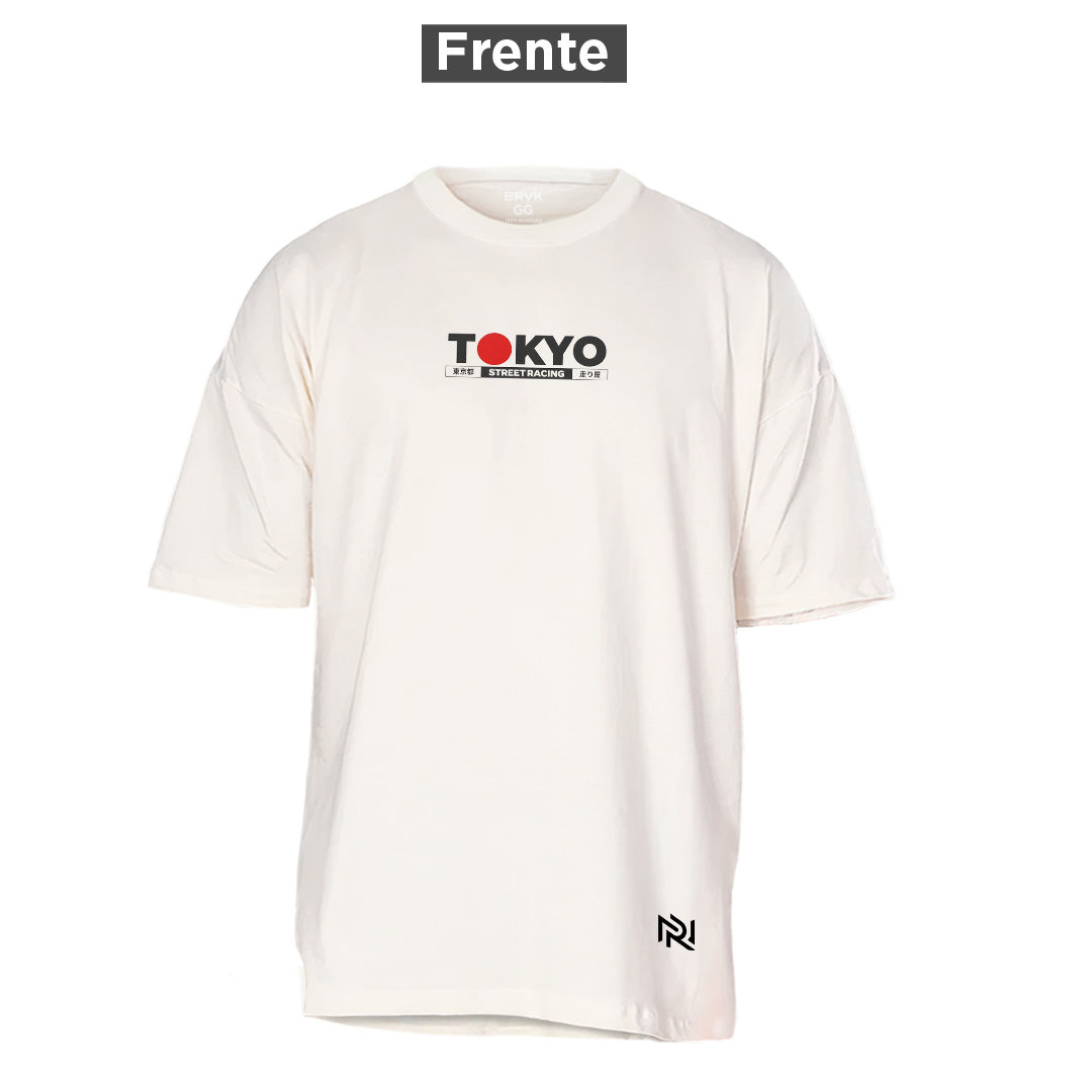 Camiseta Oversized Tokyo, frente