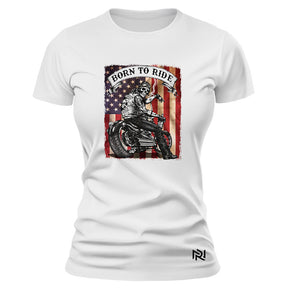 Camiseta Feminina Baby Look USA Rider