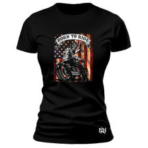 Camiseta Feminina Baby Look USA Rider