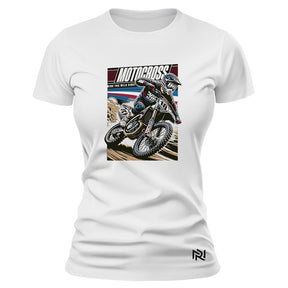 Camiseta Feminina Baby Look Wild Side Motocross