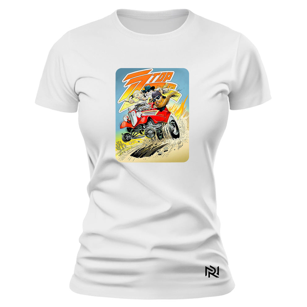Camiseta Feminina Baby Look ZZ Top
