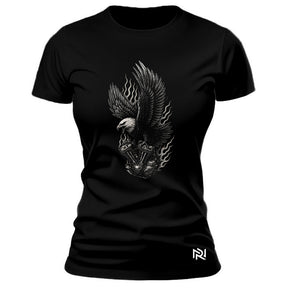 Camiseta Feminina Baby Look Águia