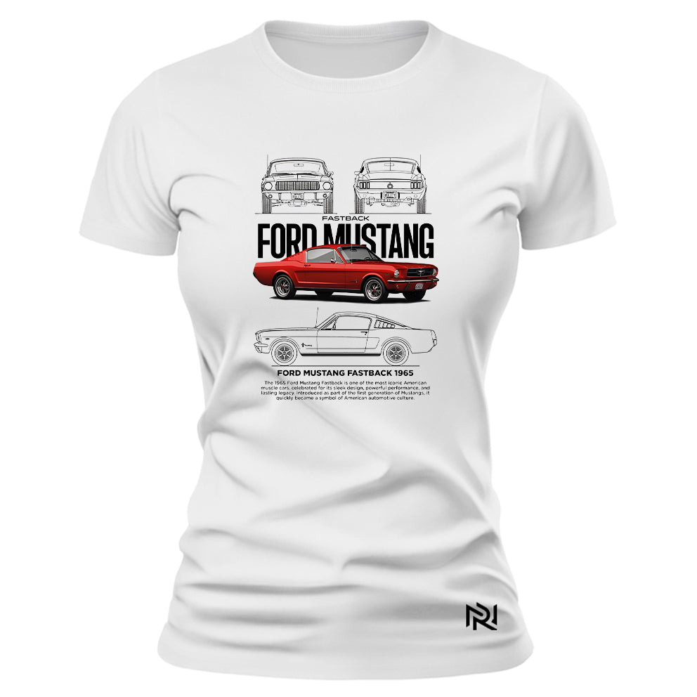 Camiseta Feminina Baby Look Mustang 65