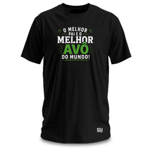 Camiseta Masculina Melhor Pai e Melhor Avô do Mundo